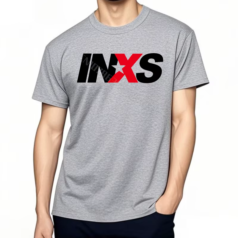 Teeshirts marque t-shirt décontracté confortable chemise à manches courtes Logo Inxs