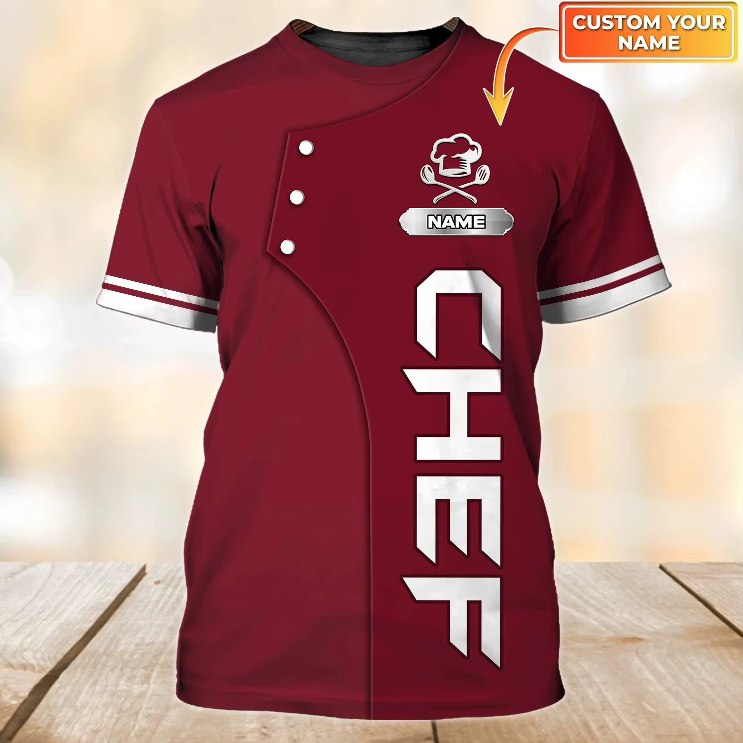 T-shirt unisexe Chef Life