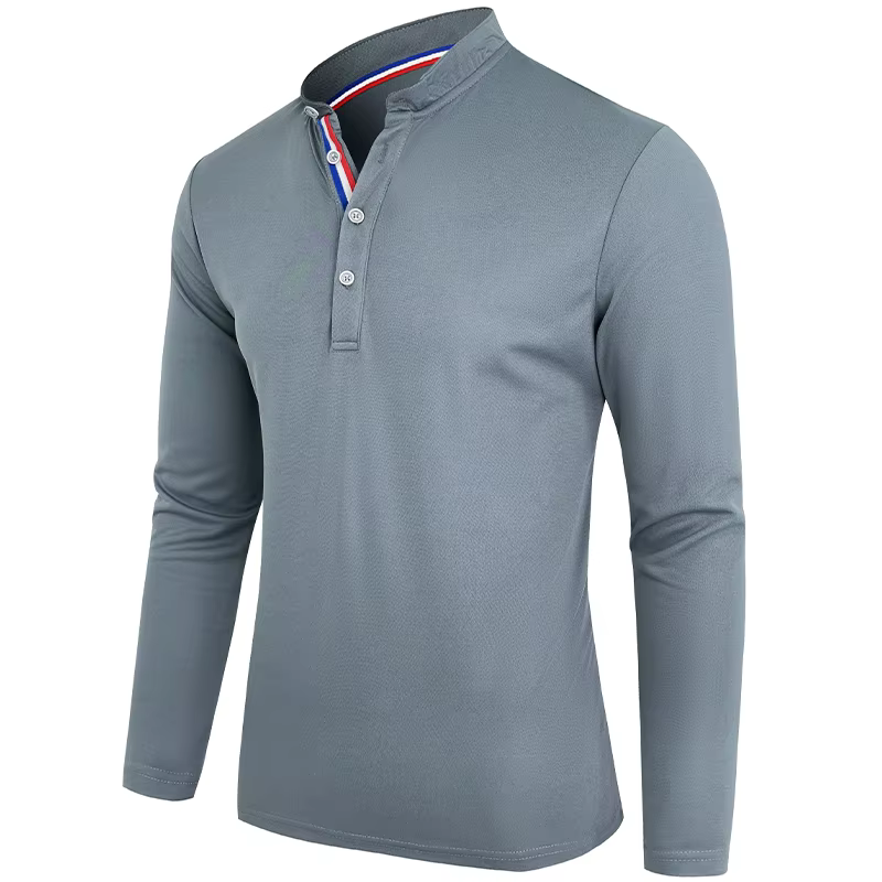 Polo à manches longues pour hommes