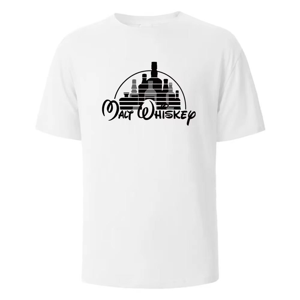 T-shirt imprimé drôle Walt Whisky pour hommes et femmes