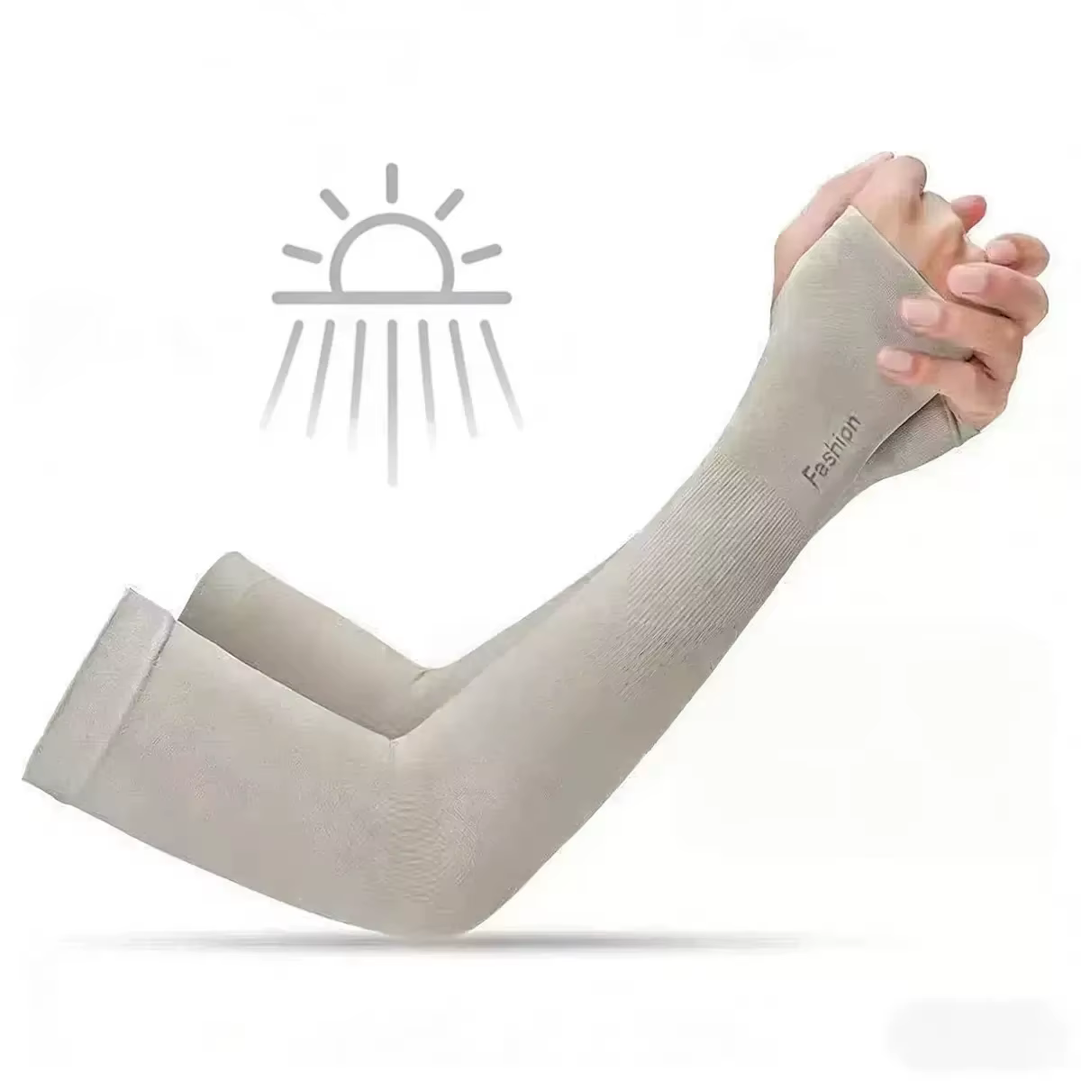 Manchon de protection solaire, manchon anti-UV, unisexe, protège-bras pour sports de plein air, protection UV, simple et tendance.