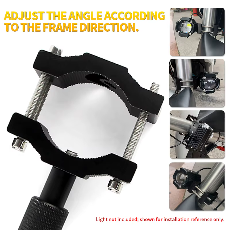 Support de phare de moto réglable P55 KP55 P35 P25 KP35 KM68 – Accessoires de fixation pour projecteur