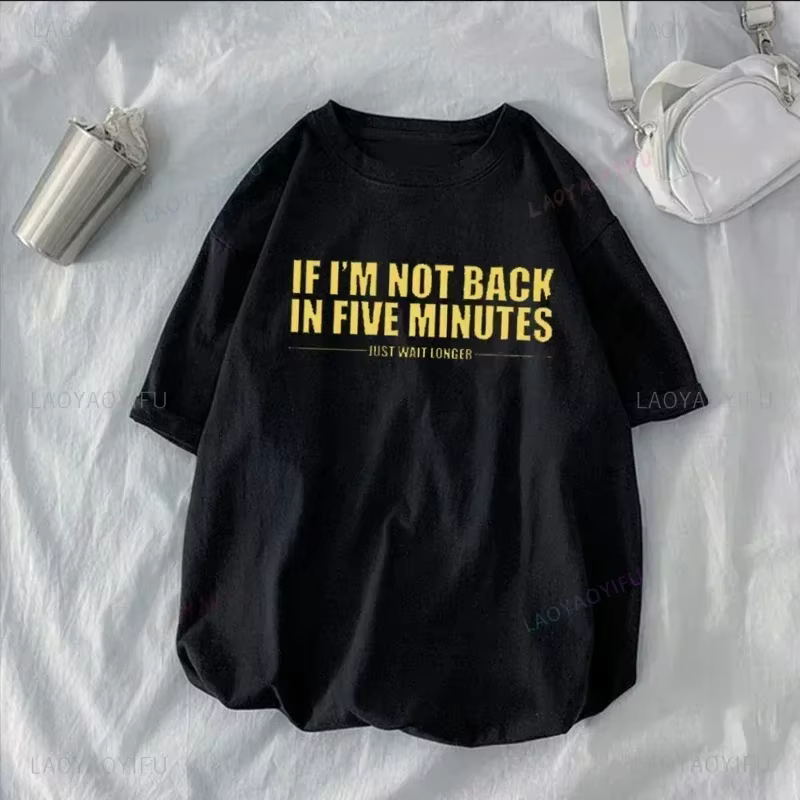 T-shirt unisexe "Si je ne suis pas de retour dans cinq apprentis"