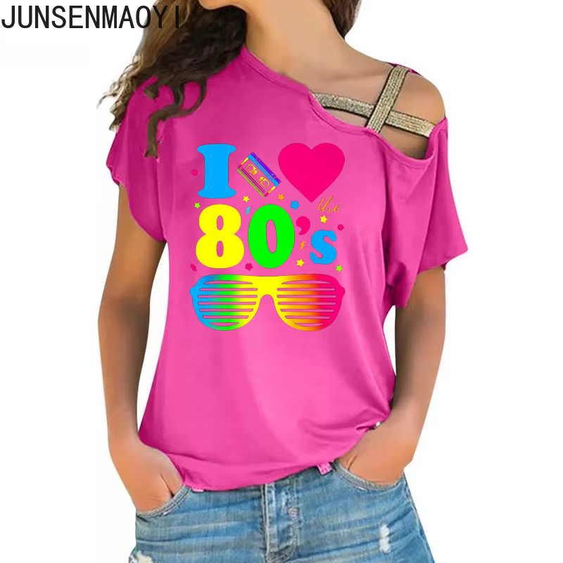 J'adore Les 80s Vêtements Nouvelles Femmes Pour T-Shirt