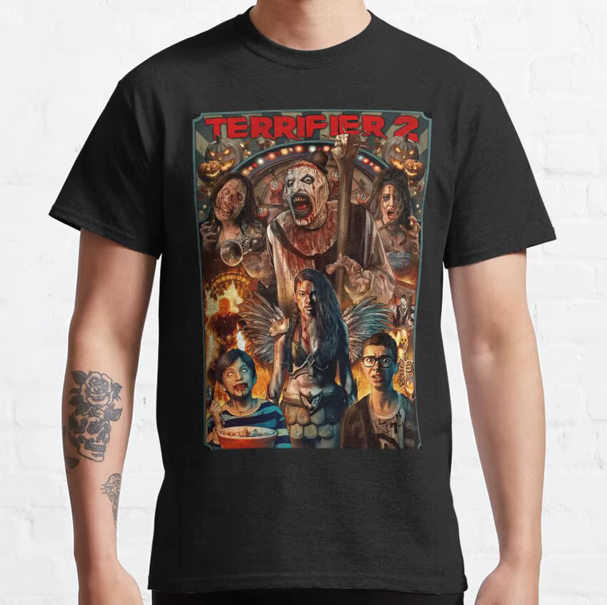 T-Shirt Vintage Terrifier pour Homme