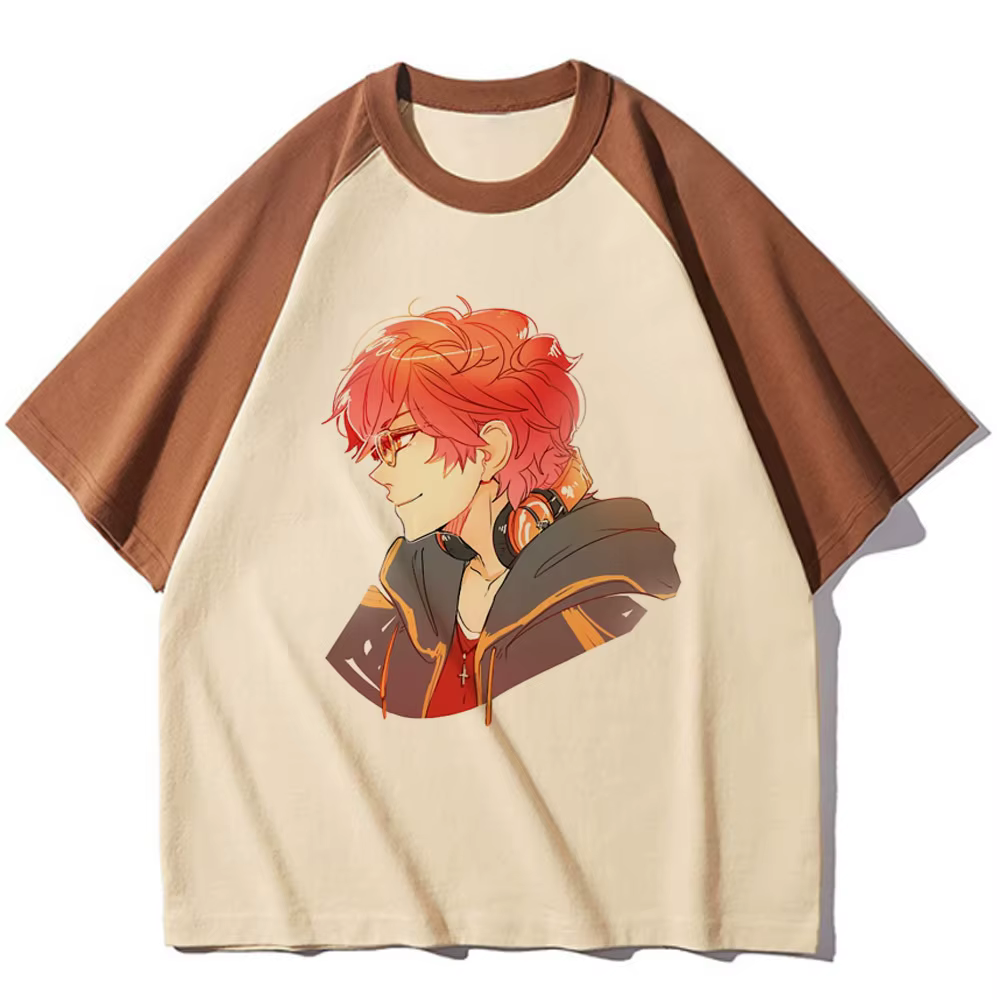Mystic Messenger Tee femmes Y2K élégant streetwear haut fille manga vêtements
