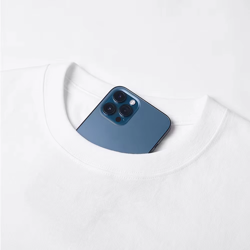 T-shirt imprimé col rond pour homme