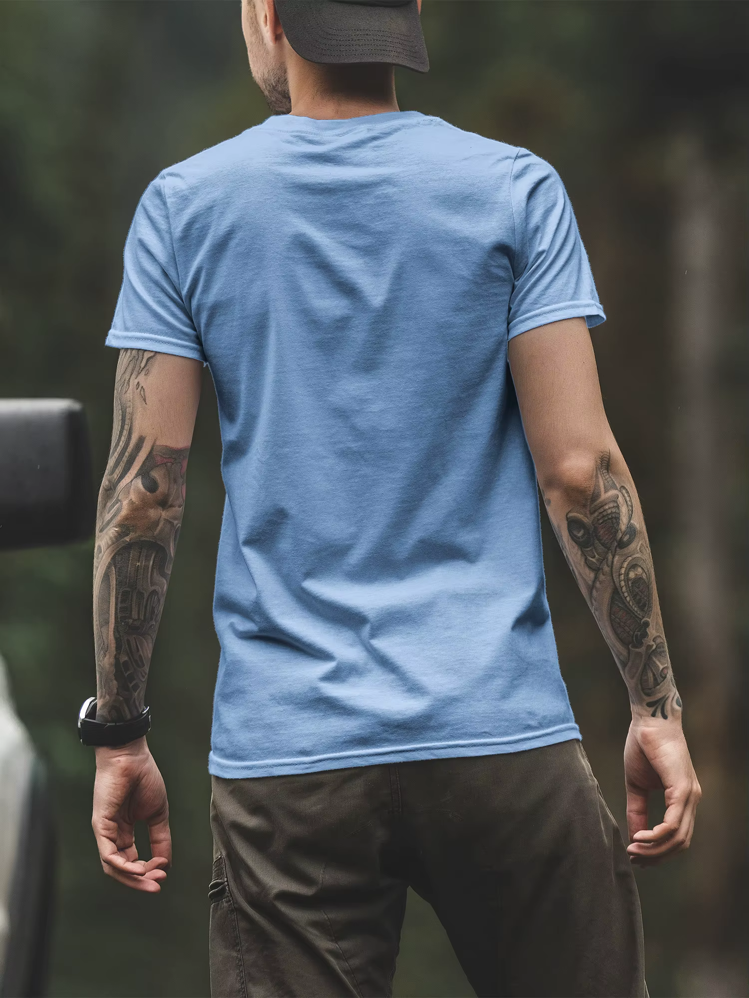 T-shirt à manches courtes pour homme – Imprimé graphique Popeye le marin
