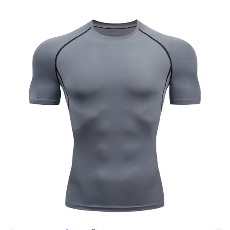 T-shirt de compression sportif pour homme 2026