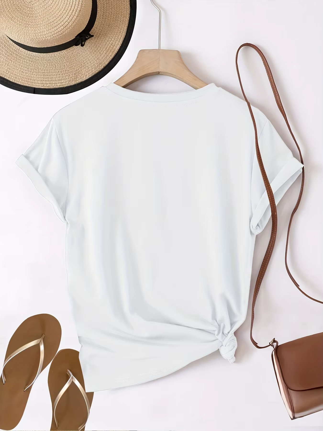 T-Shirt à imprimé graphique Floral pour femmes