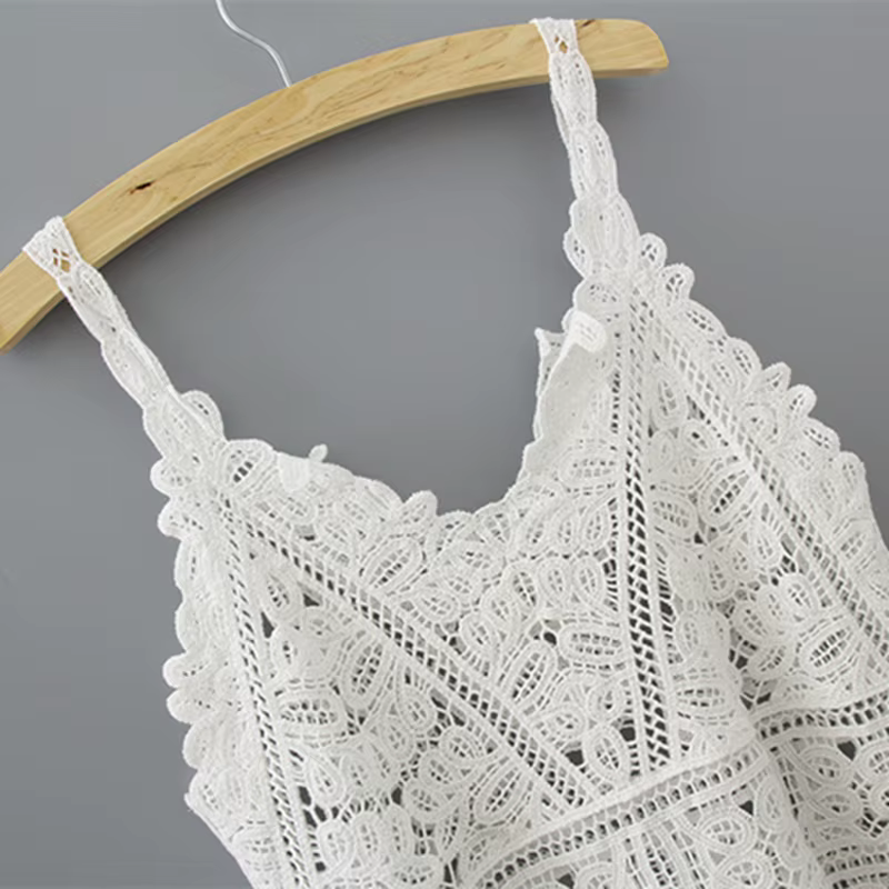 Débardeur en coton au Crochet pour Femme