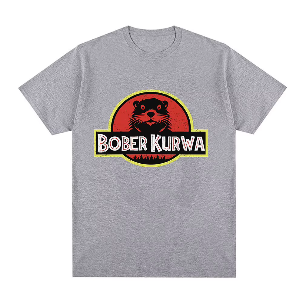 Bober Kurwa Bobr drôle Meme graphique T-shirt hommes femmes mode Hip Hop manches courtes T-shirts amples 100% coton