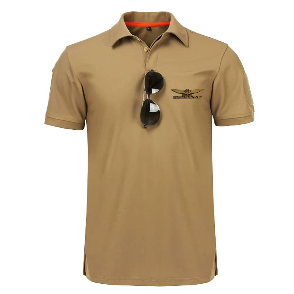 Hommes Polo à manches courtes POLOS sport Fitness chemises T-Shirt maille