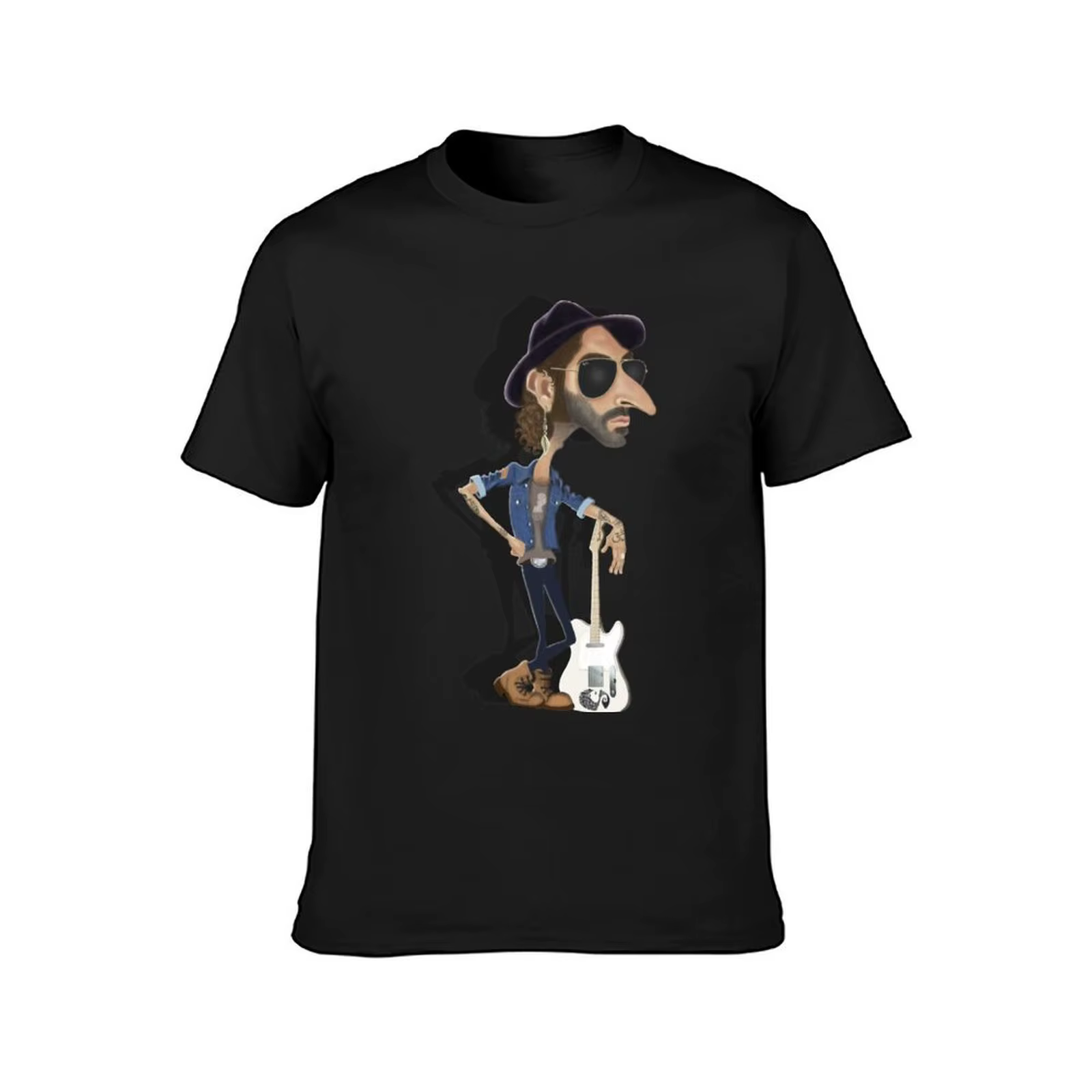 T-shirt graphique de musique Leiva pour hommes