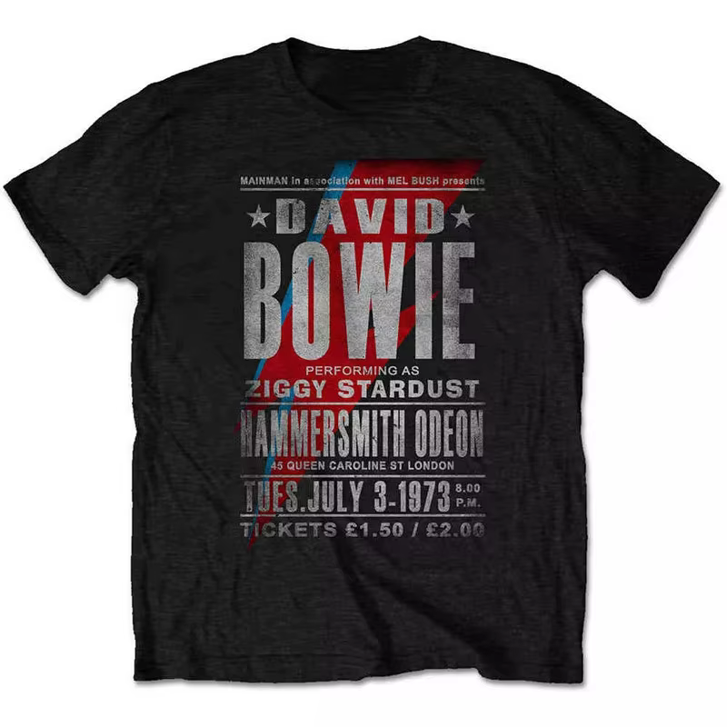 T-shirt pour homme David Bowie