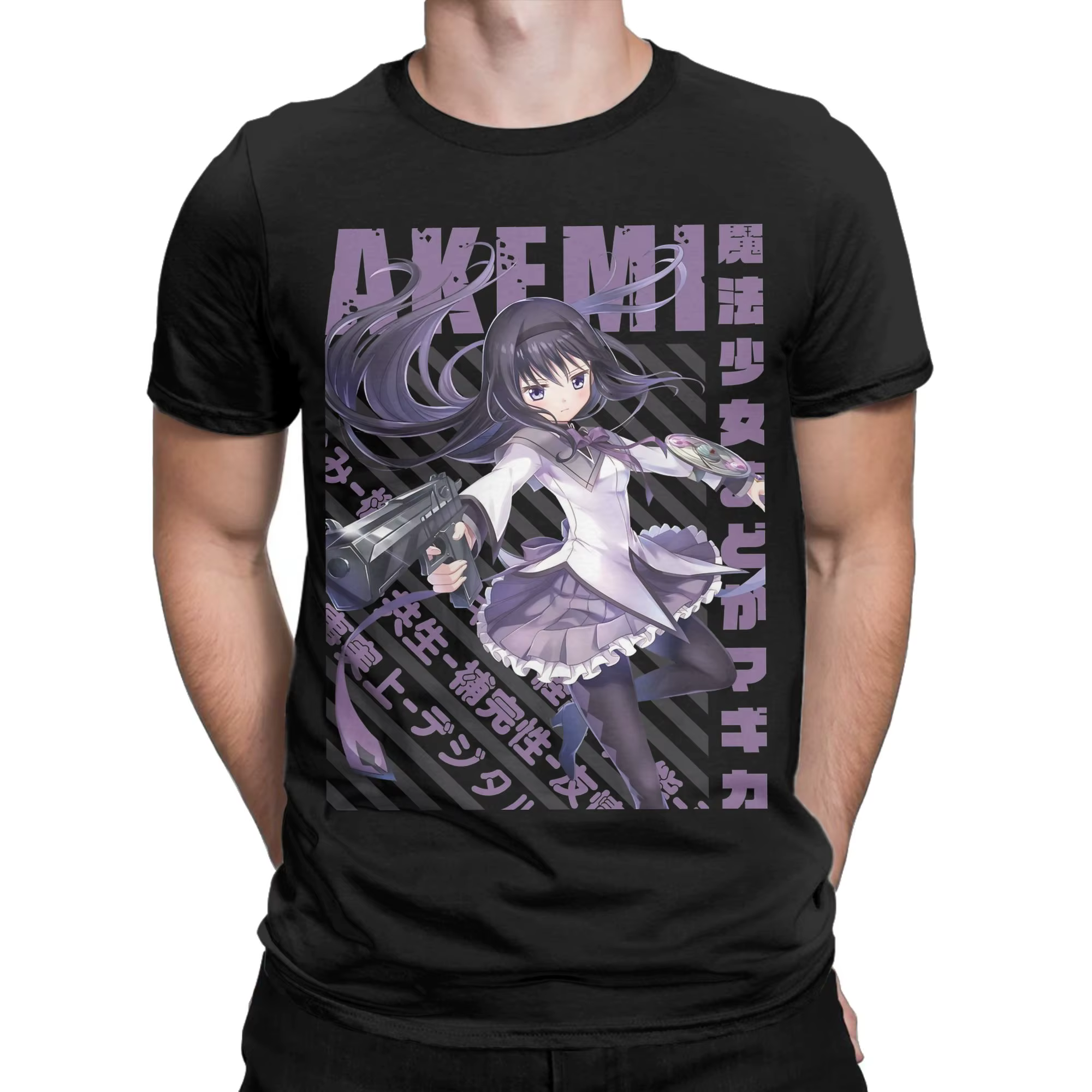 T-shirts pour hommes Mahou Shoujo Homura Akemi