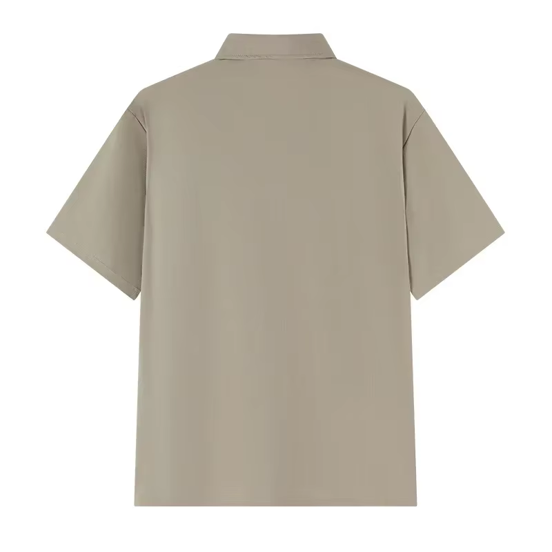 1XL-7XL grande taille hommes POLO décontracté glace soie sans couture à manches courtes haute qualité