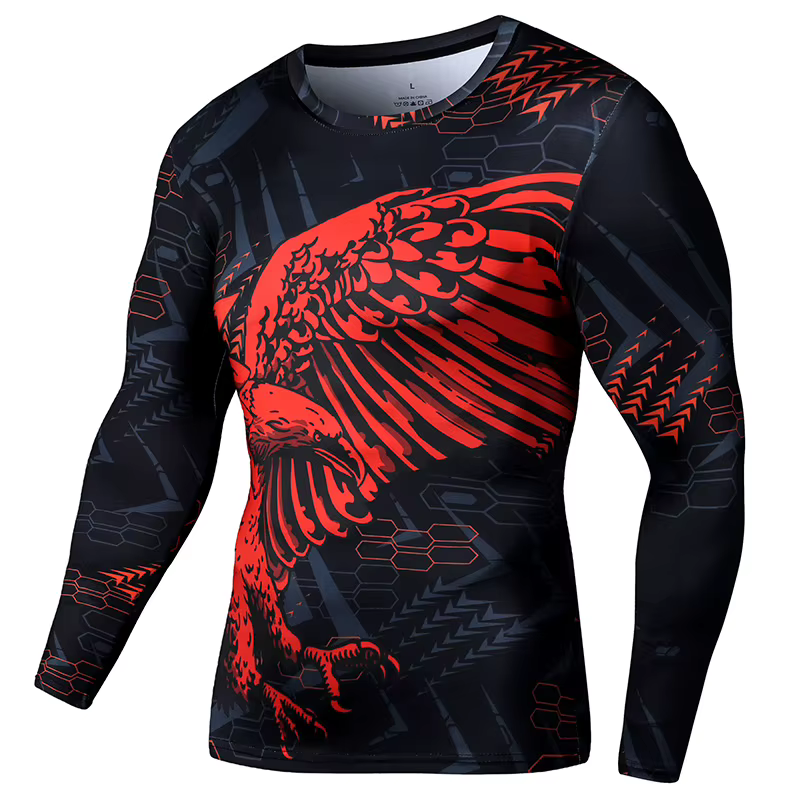 T-shirt de Compression à manches longues pour hommes