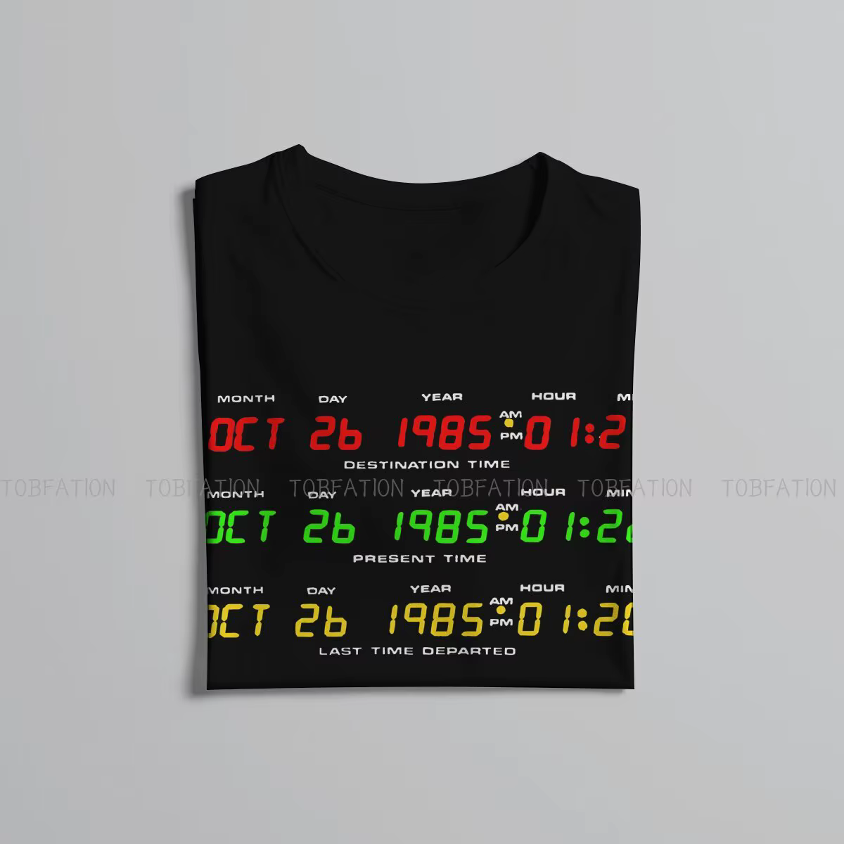 T-shirt à col rond en coton pour hommes