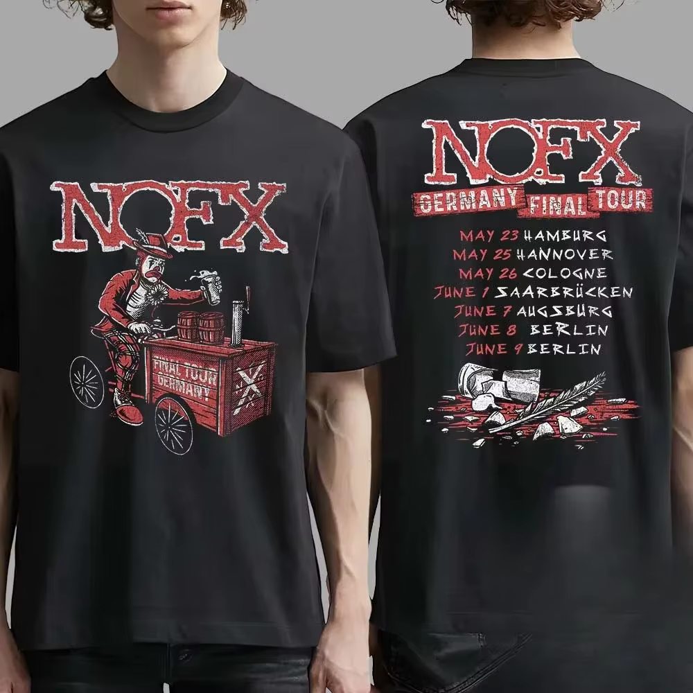 T-shirt NOFX Rock Band Graphic Essentials pour hommes et femmes