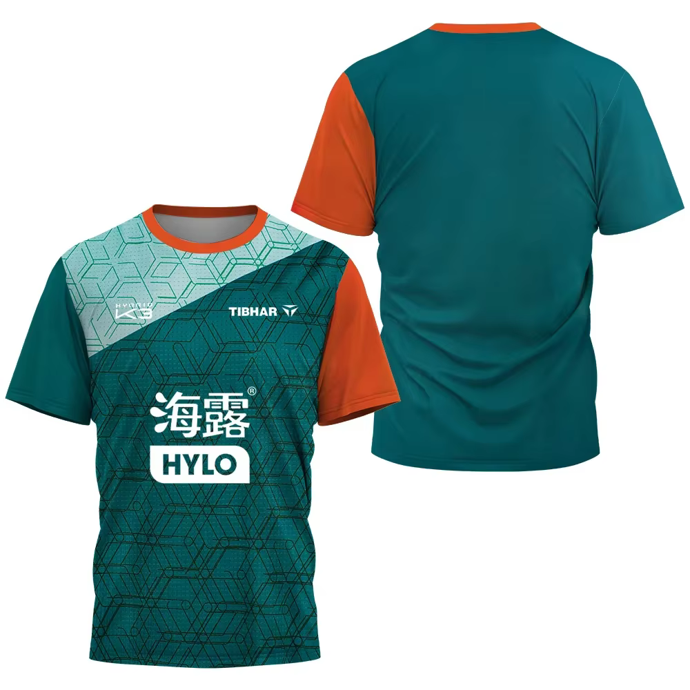Singapour Felix Lebrun League Vêtements 2024 T-shirt de tennis de table pour hommes