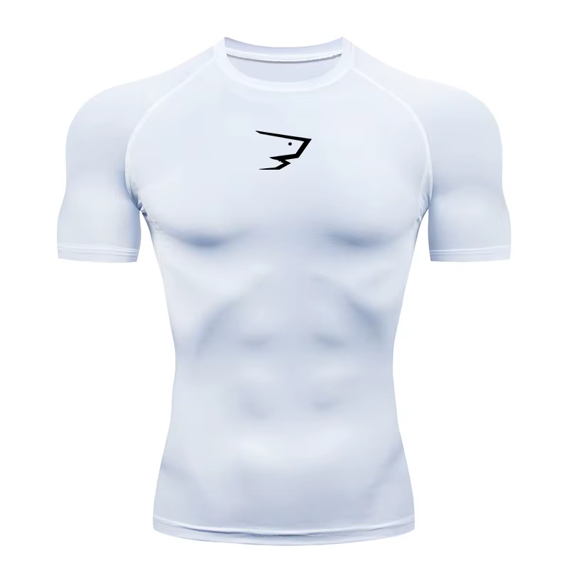 T-shirt de compression à manches courtes pour homme