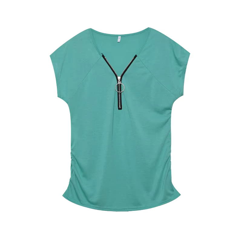 Chemisier T-shirt à manches courtes décontracté pour femme