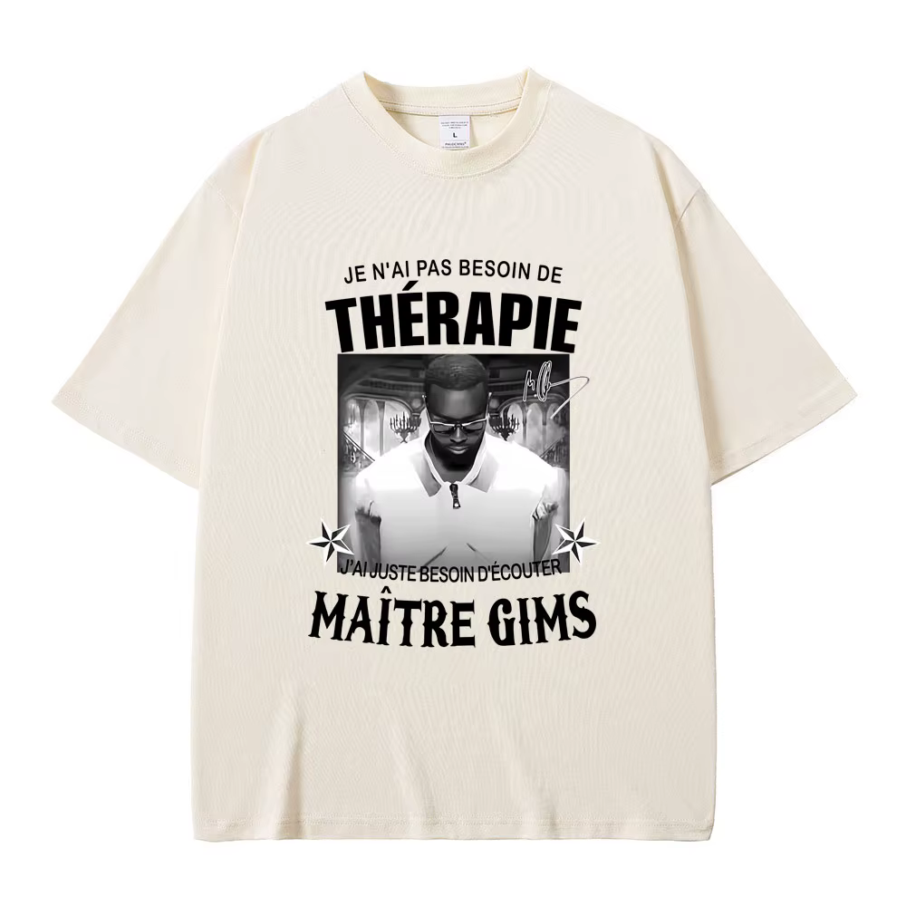 T-shirt du dernier tour du rappeur Gims LES DERNIERES VOLONTES DE MOZART T-shirts graphiques pour hommes et femmes Mode Hip Hop Musique Pop