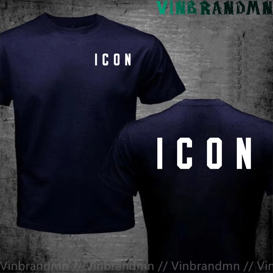 Drôle icône Logo T-Shirt hommes