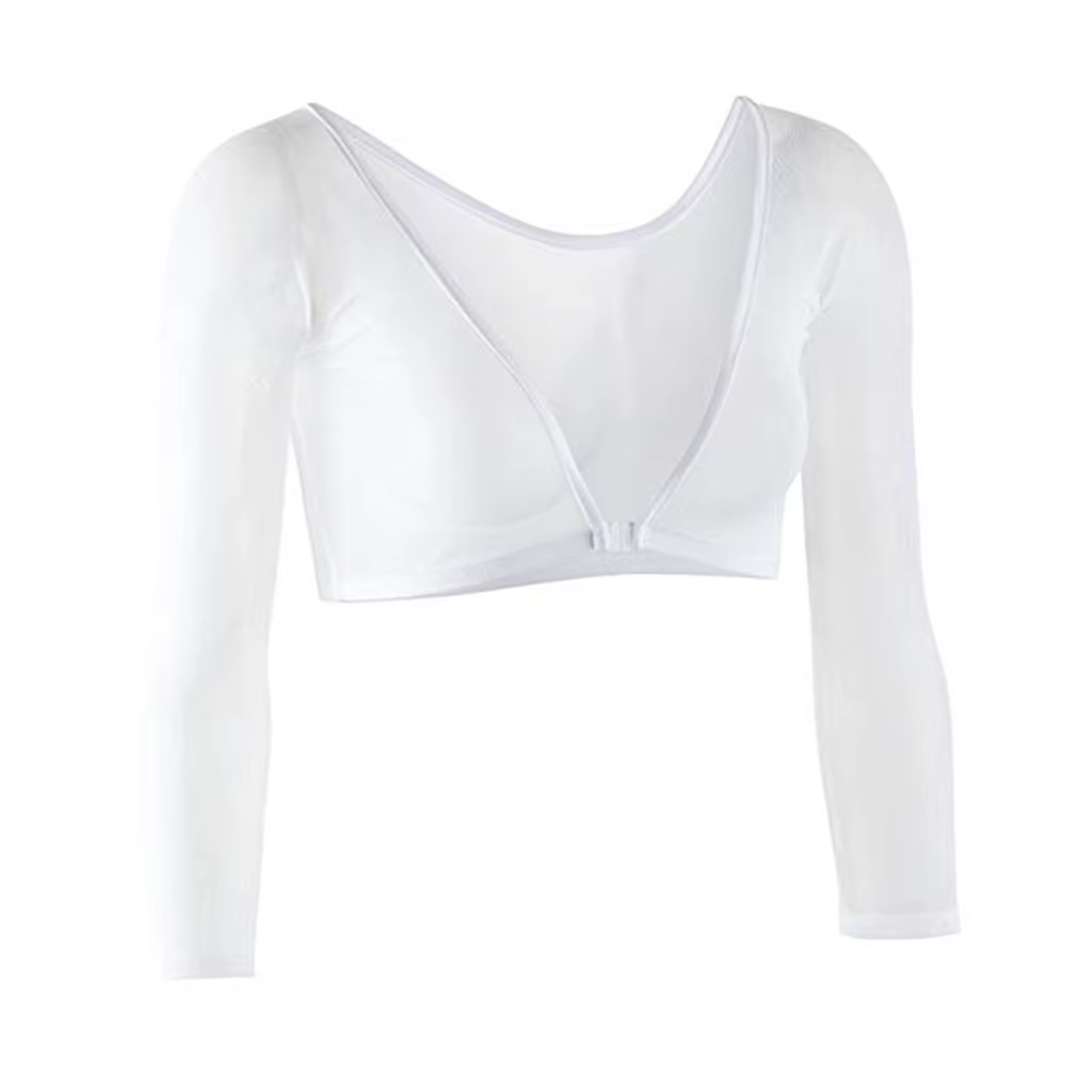 Maillot de corps transparent à manches longues pour femmes