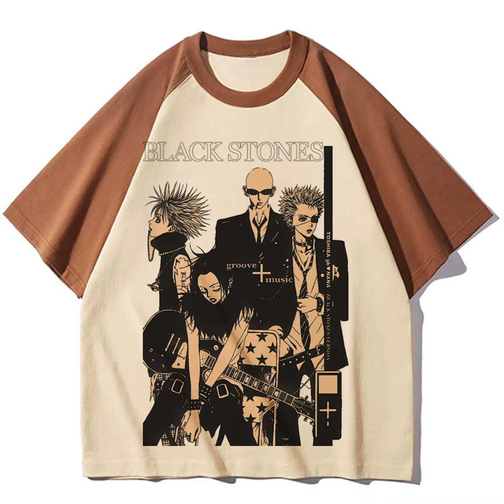 T-shirt Nana pour femmes, vêtement streetwear, séchage rapide, 600
