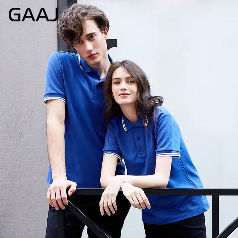 GAAJ Polo Shirt Hommes Plus Taille