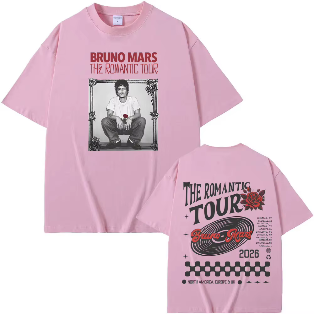 T-shirt Bruno Mars The Romantic Tour