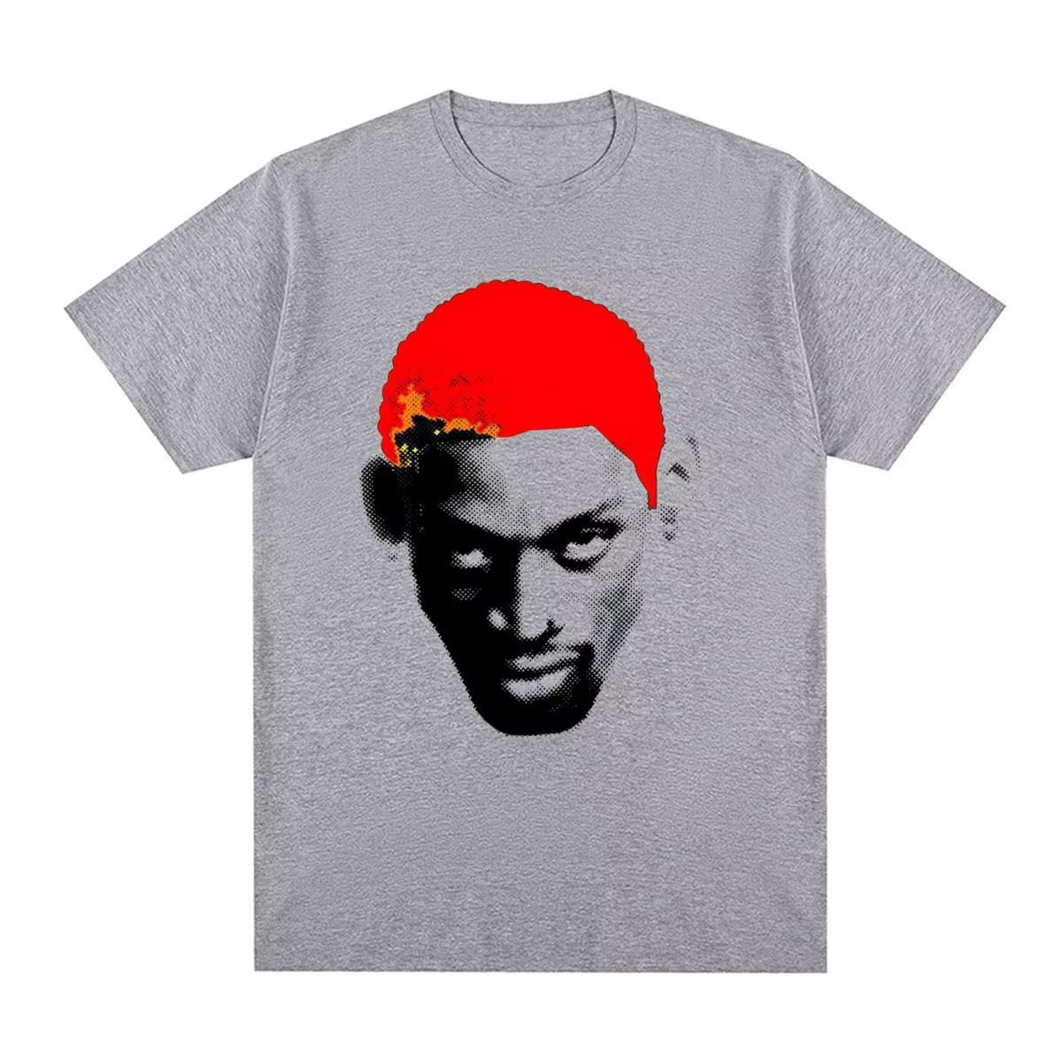 Dennis Rodman Hip Hop Streetwear 90 Rodzilla Vintage T-shirt coton hommes