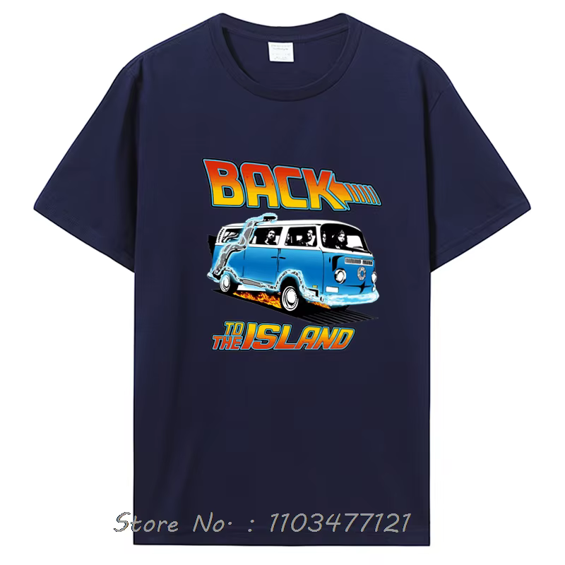 Retour vers l'île Spoof T-Shirt classique vêtements pour hommes