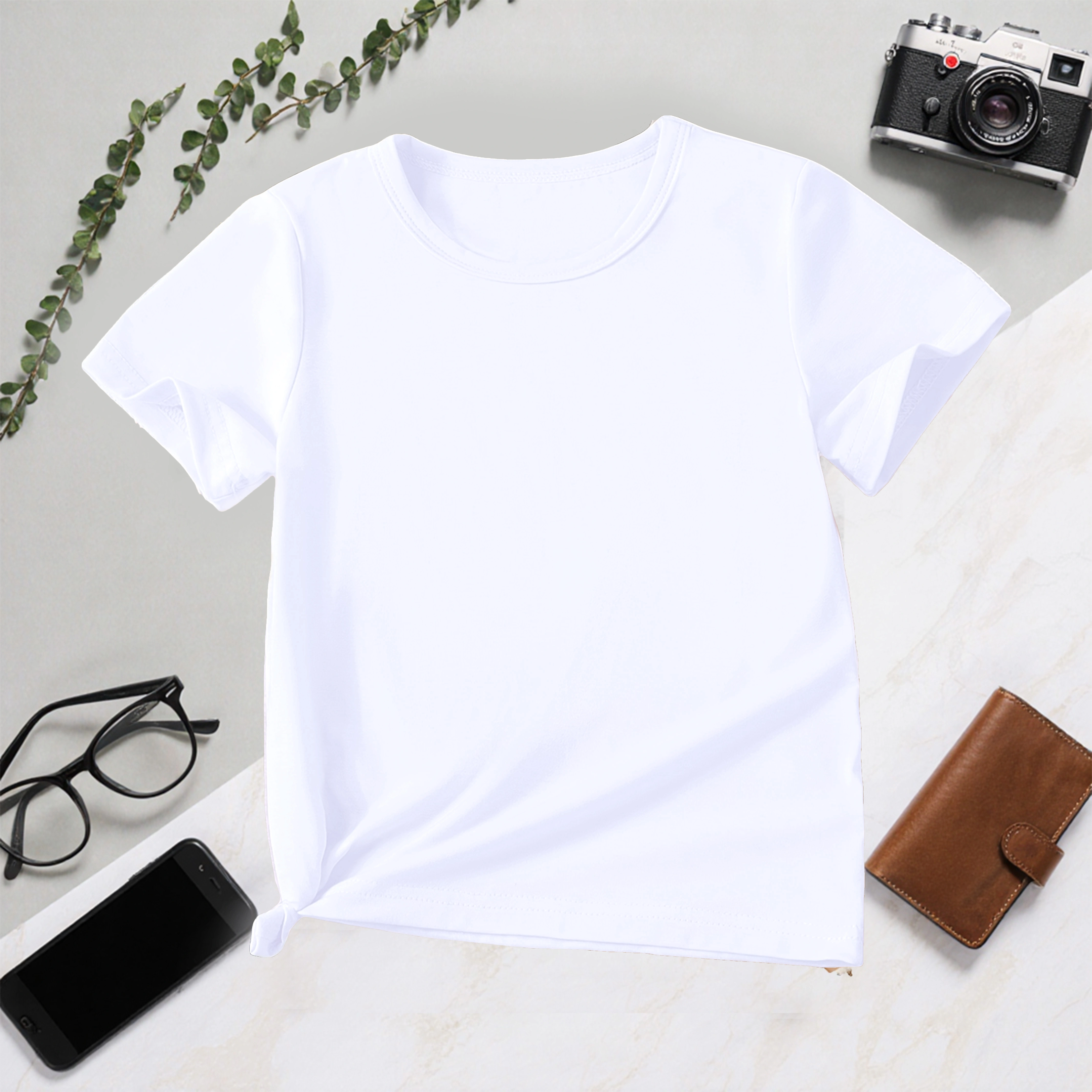 T-shirt décontracté à manches courtes pour femme 2026 – Motif tulipe créatif et amusant