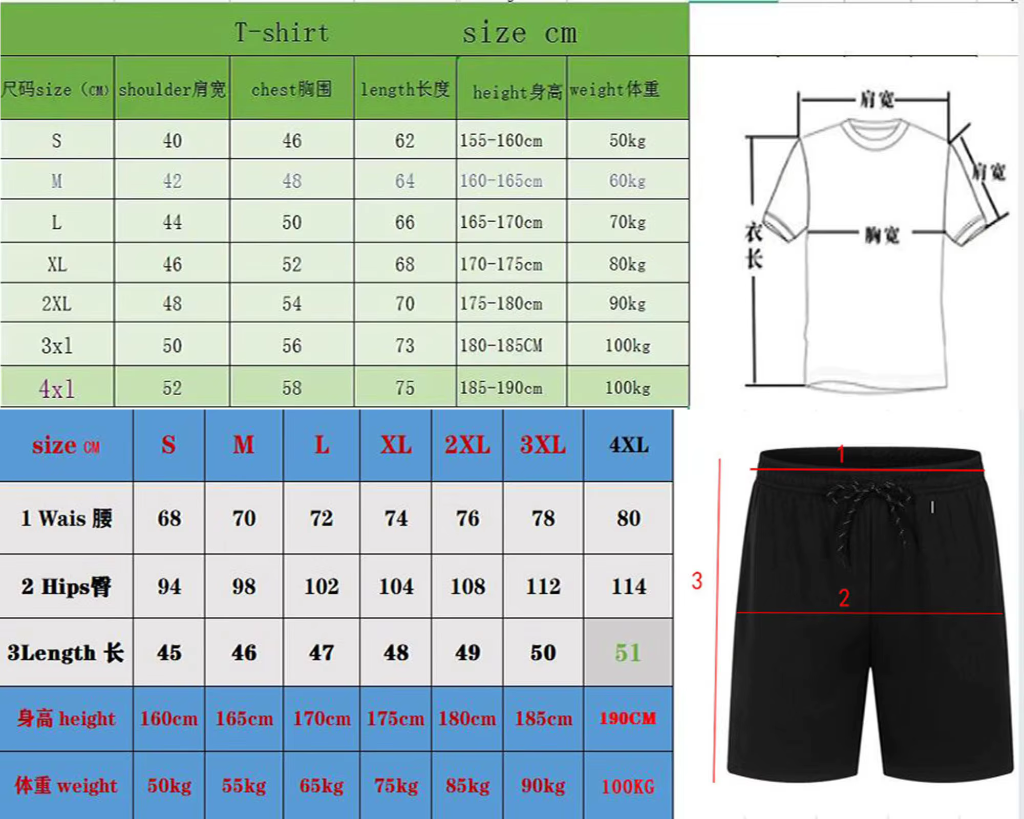 Ensemble de vêtements de sport pour homme - T-shirt à manches courtes avec imprimé et short décontracté respirant