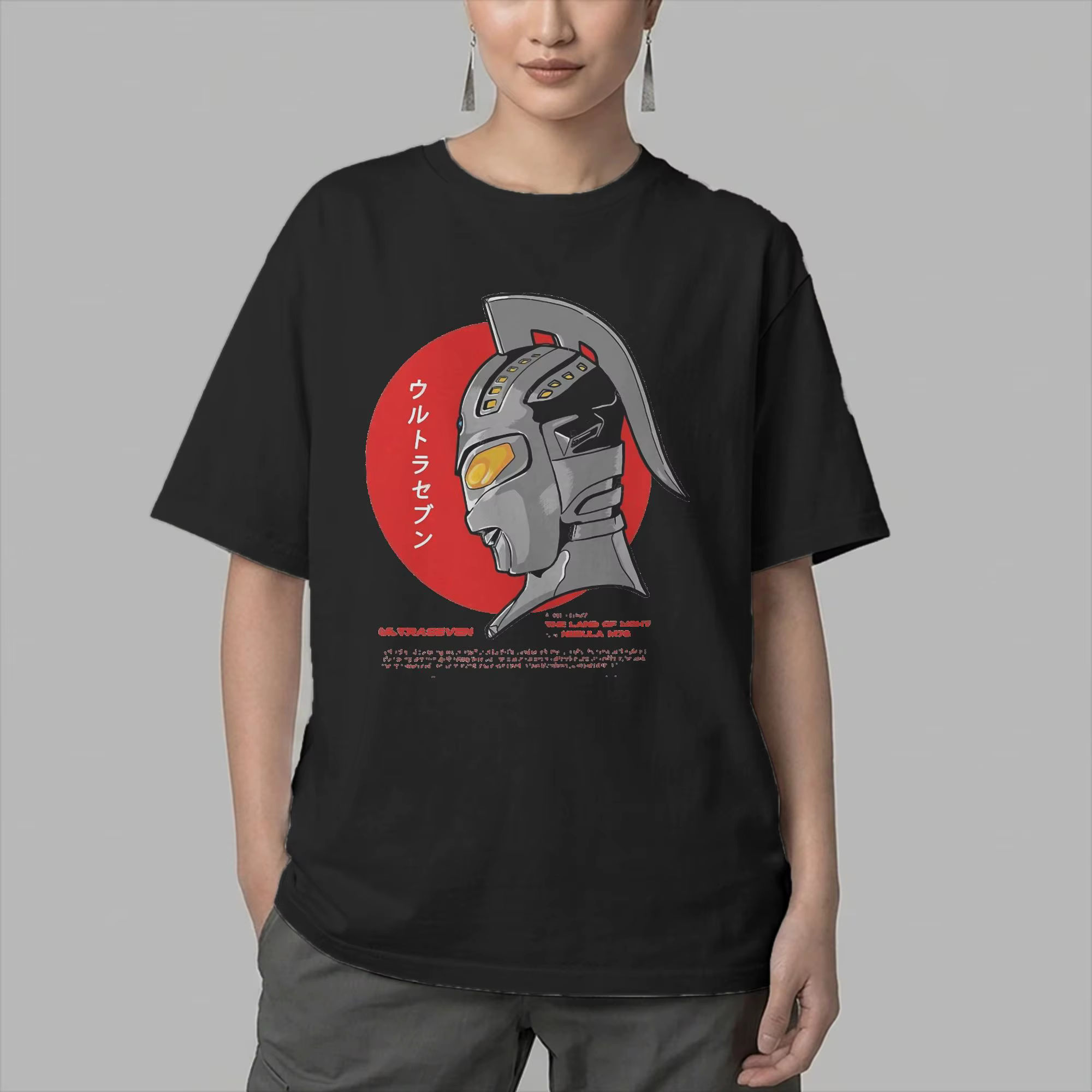 T-Shirts pour hommes Ultraseven Head Ultraman
