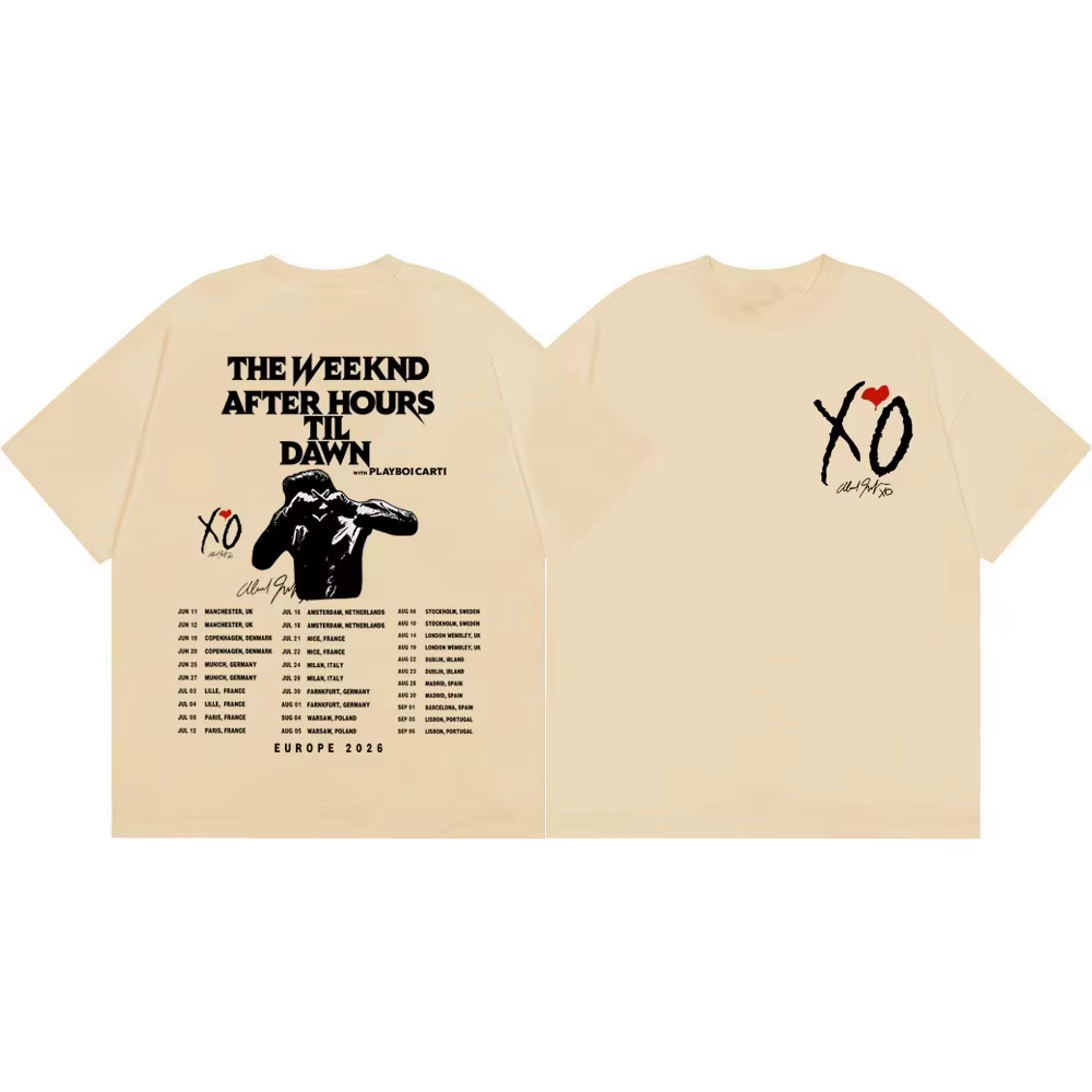 T-shirt graphique The Weeknd After Hours Til Dawn Tour 2026