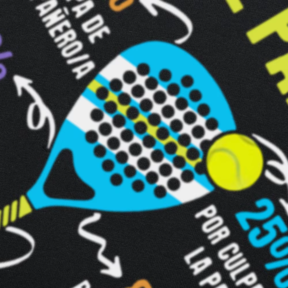 Drôle Padel Divertido T-Shirt Porque Pierdo