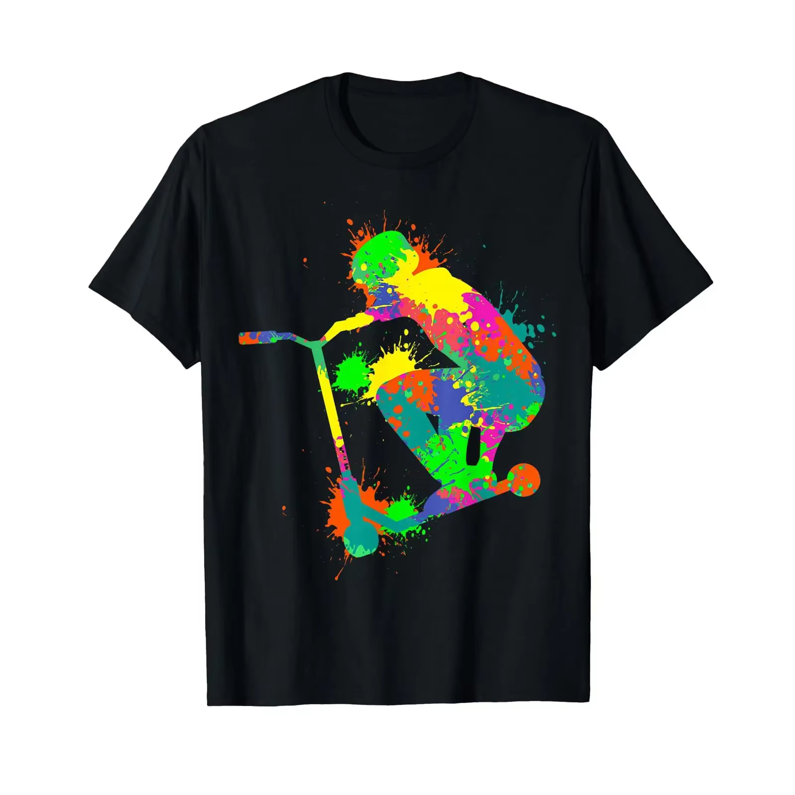 T-shirt unisexe pour enfants garçons Stunt Scooter