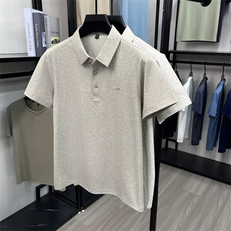 Polo jacquard léger pour homme