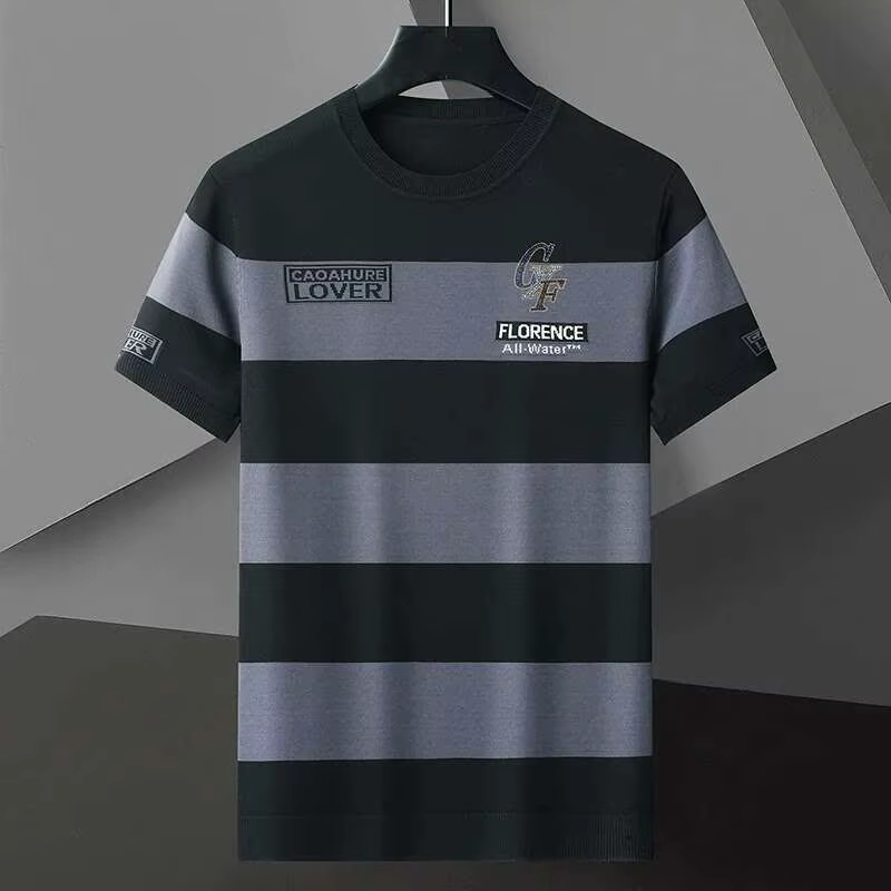 T-shirt manches courtes col rond homme