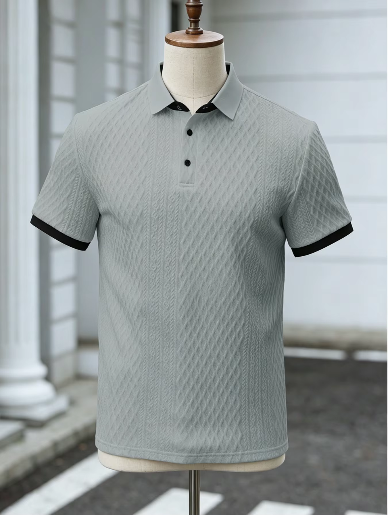 Chemises polo pour hommes au style décontracté chic