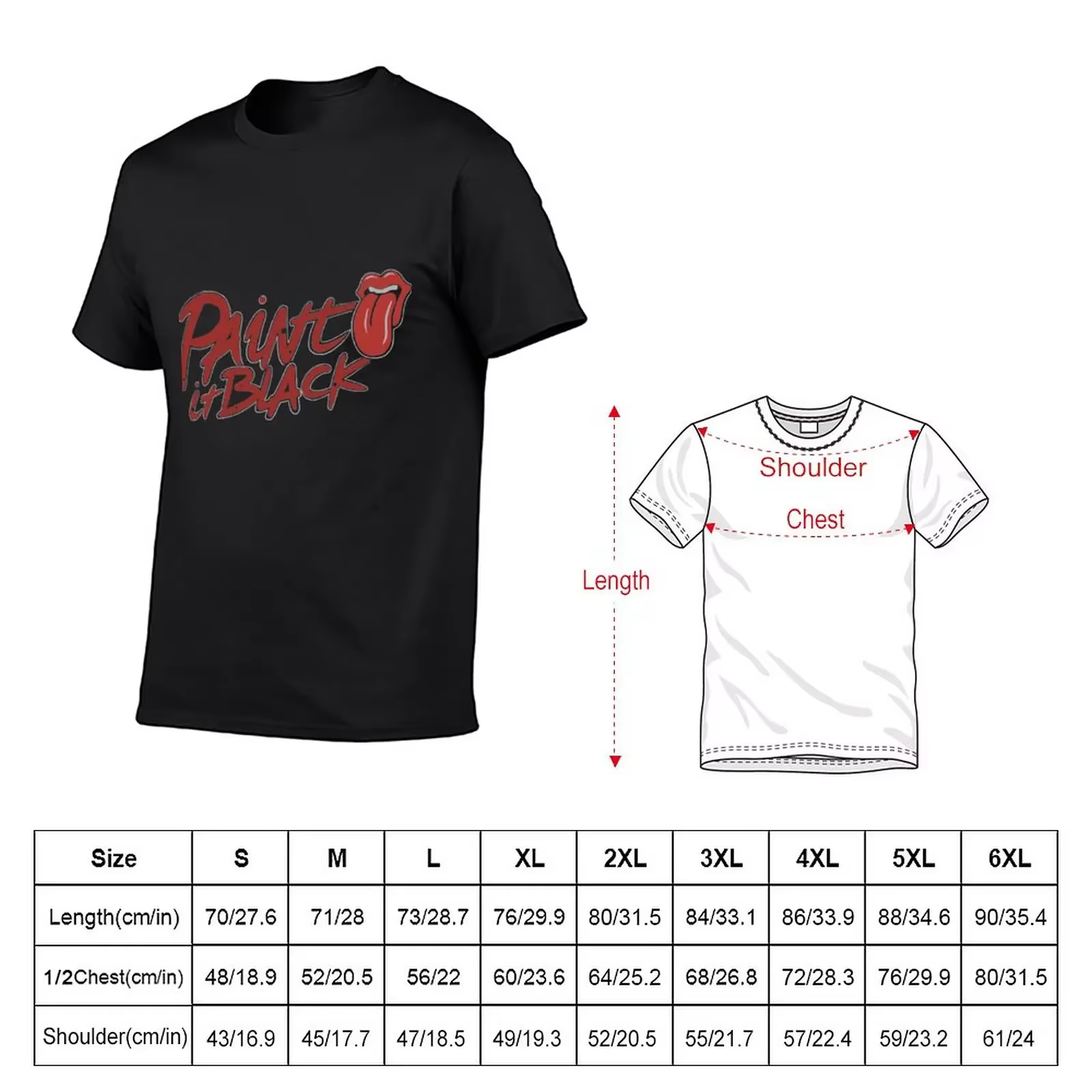 T-Shirt Rolling Stone pour hommes