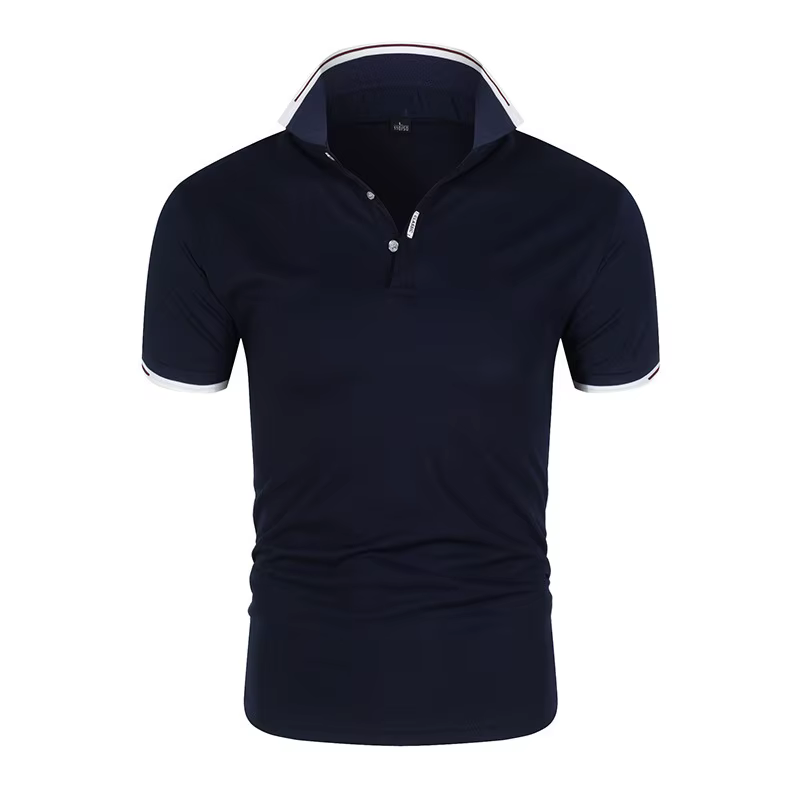 Nouveau Polo Homme 2026 Blanc Décontracté à Manches Courtes – Chemise de Golf de Haute Qualité pour l'Été – Vêtements