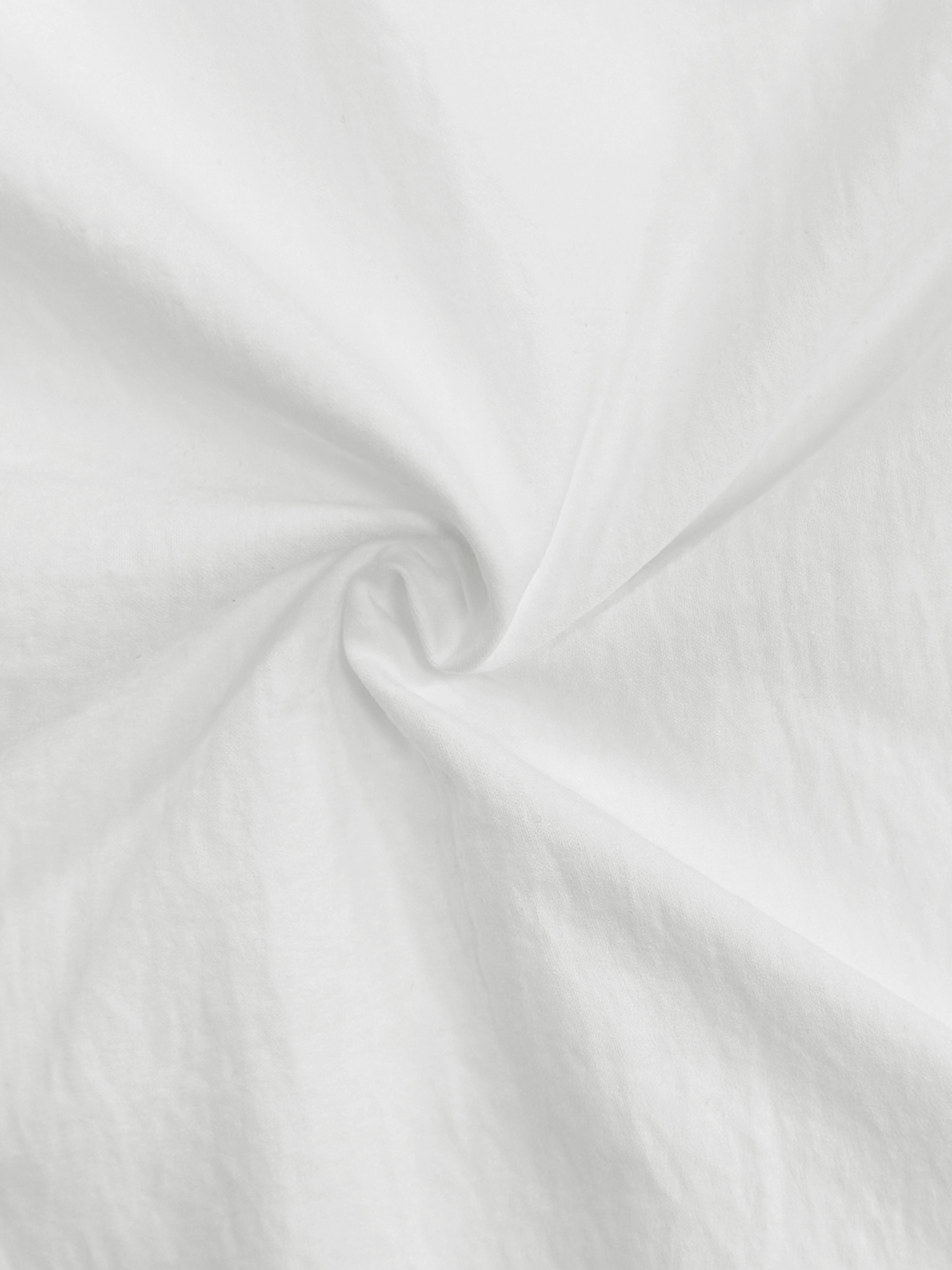 Robe chemise blanche boutonnée pour femme