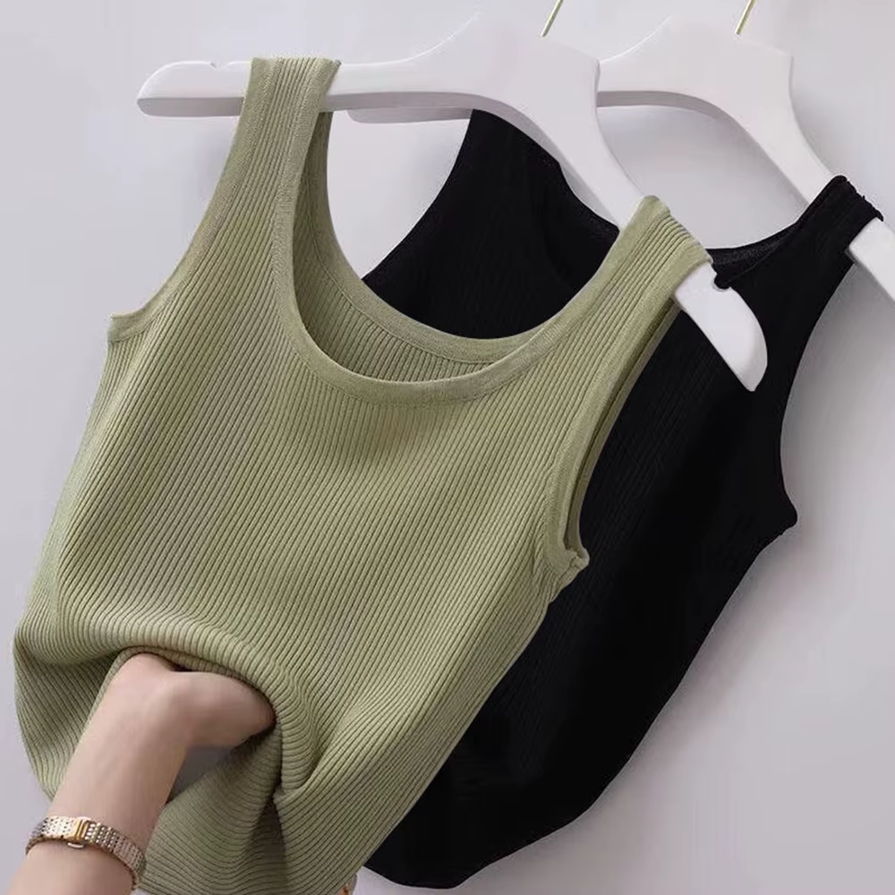 Camisole à col en U pour femme