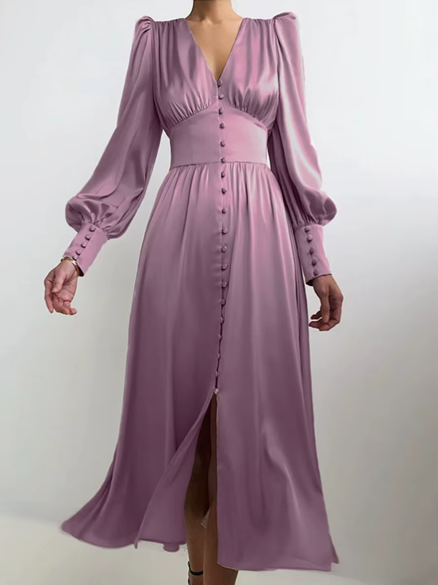 Robe de soirée élégante en satin