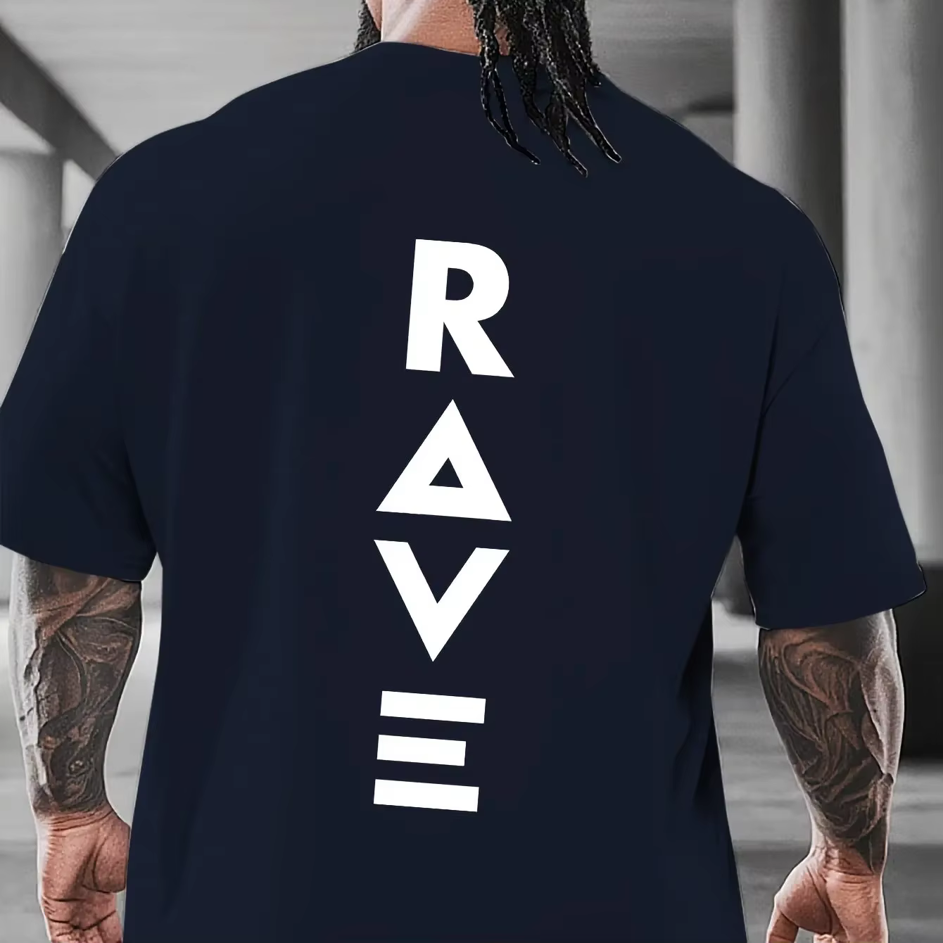 T-shirt minimaliste RAVE pour hommes
